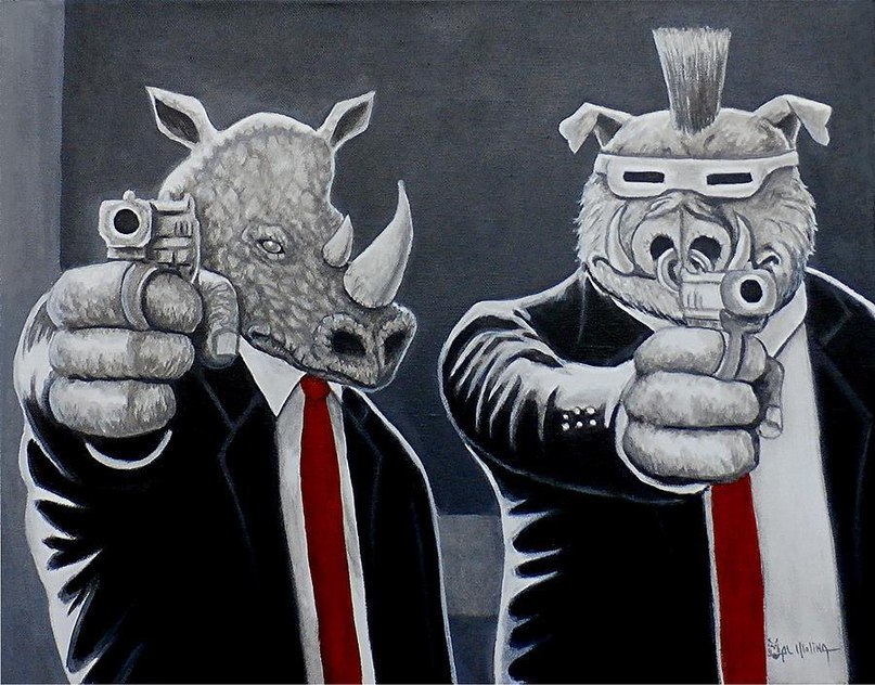 Bebop and Rocksteady - Bebop and Rocksteady, Images, Teenage Mutant Ninja Turtles, Pulp Fiction