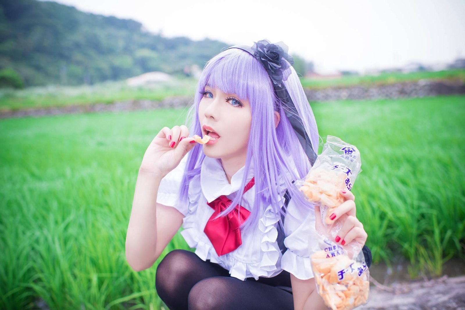 Дешёвые сласти! - Dagashi Kashi, Shidare hotaru, Косплей, Сладости, Аниме, Длиннопост