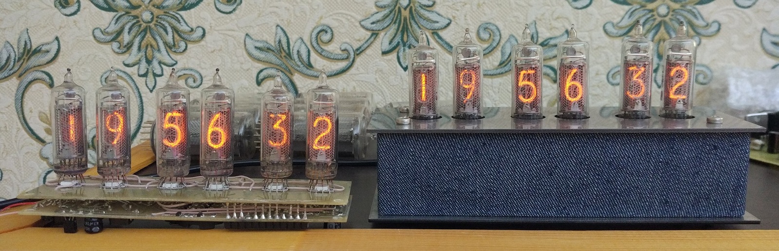 Моя коллекция ламповых часов + опрос - Моё, Ламповые часы, Никси, Nixie clock, Лампа, Ин-14