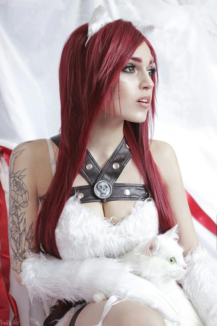 Girls and ears) - Girls, Cosplay, League of legends, , Longpost