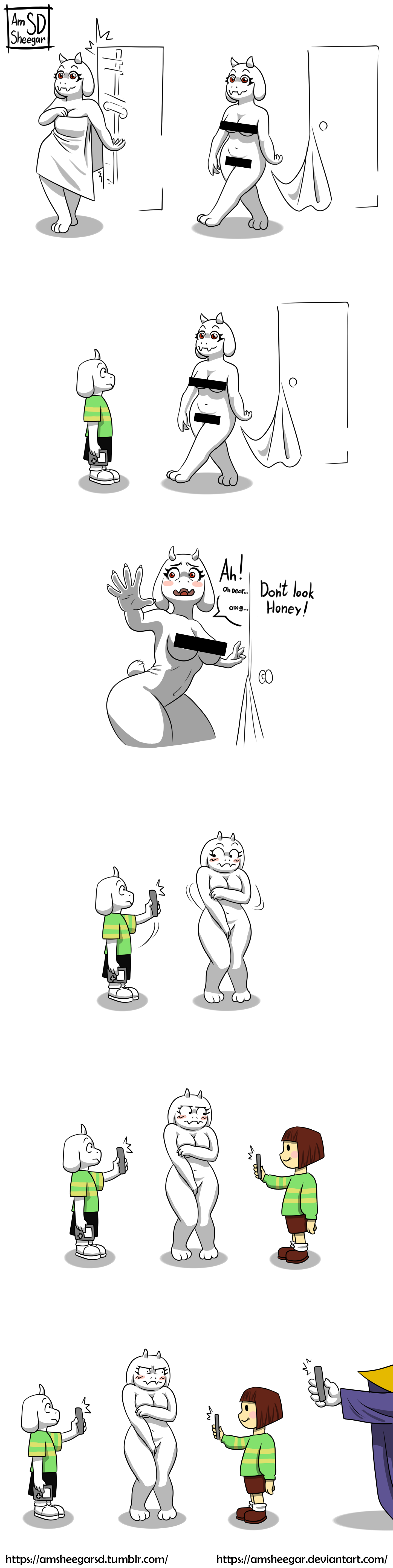 Towel :3 - My, Undertale, Toriel, Asriel, Asgore, Chara, Comics, Longpost