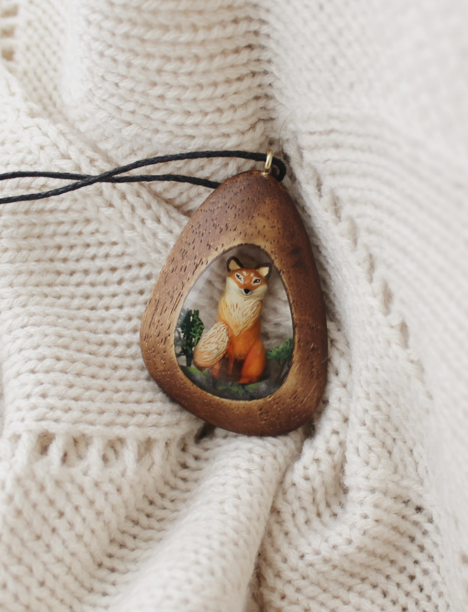 Foxes, foxes .. and a few other animals - My, My, Handmade, Needlework, Pendant, Polymer clay, Fox, Handmade, With your own hands, Longpost