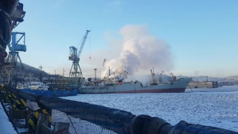 Ship repair from the first person - Winter (Nakhodka) - My, , Vessel, Factory, Repair, Father, Longpost