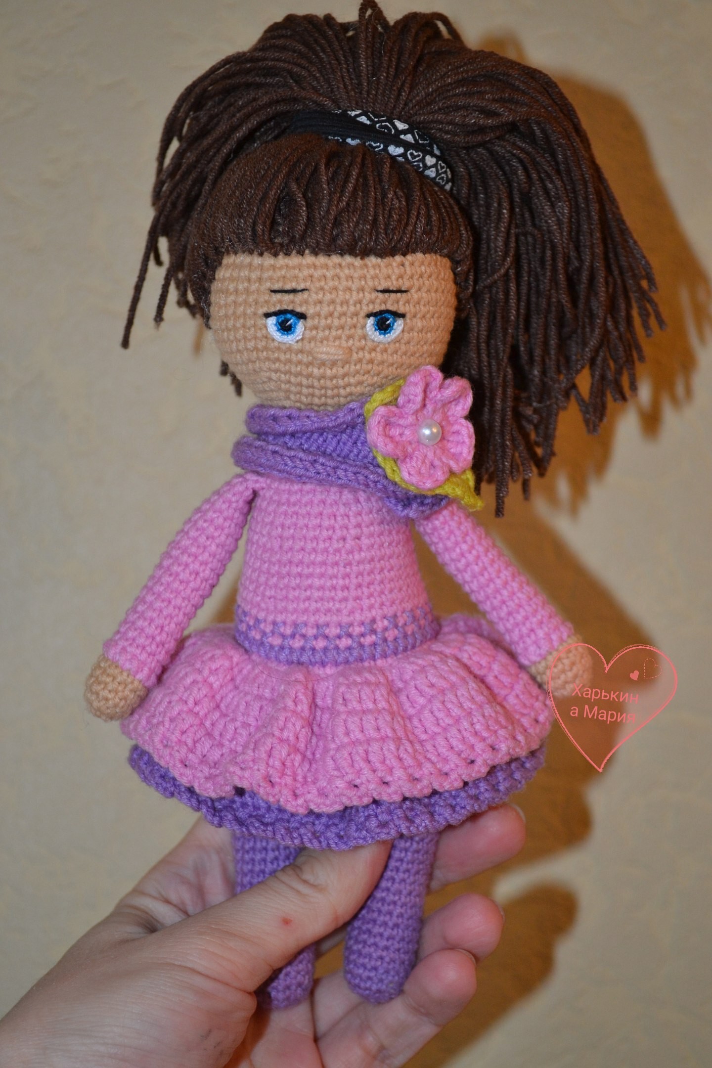 Dolls, doll, crochet doll, knitted doll, interior doll - My, Doll, Needlework without process, , Knitting, Interior toy, Needlework, Longpost