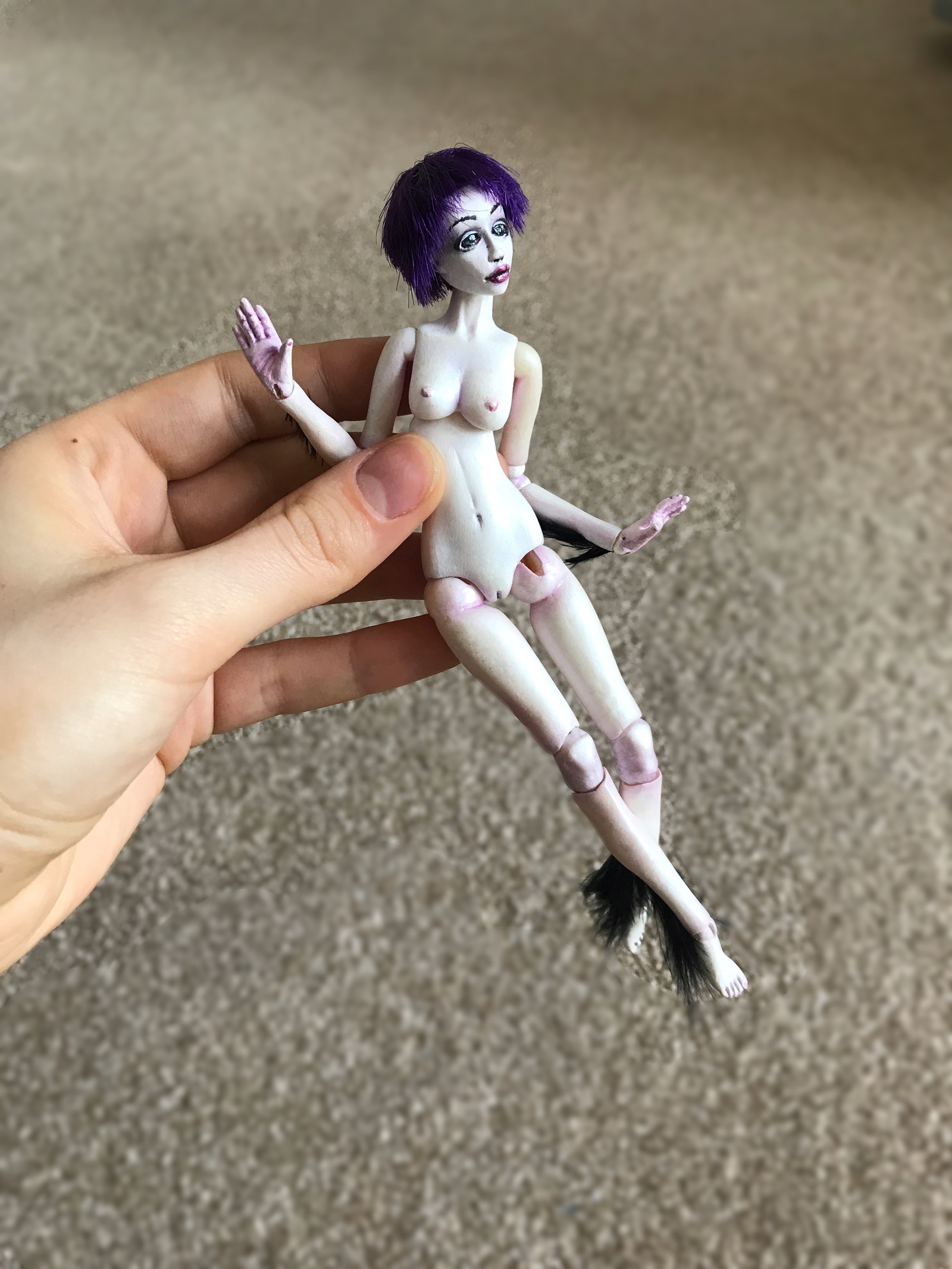 Articulated epoxy dolls - My, Jointed doll, Epoxy resin, With your own hands, The photo, Creation, Miniature, Longpost