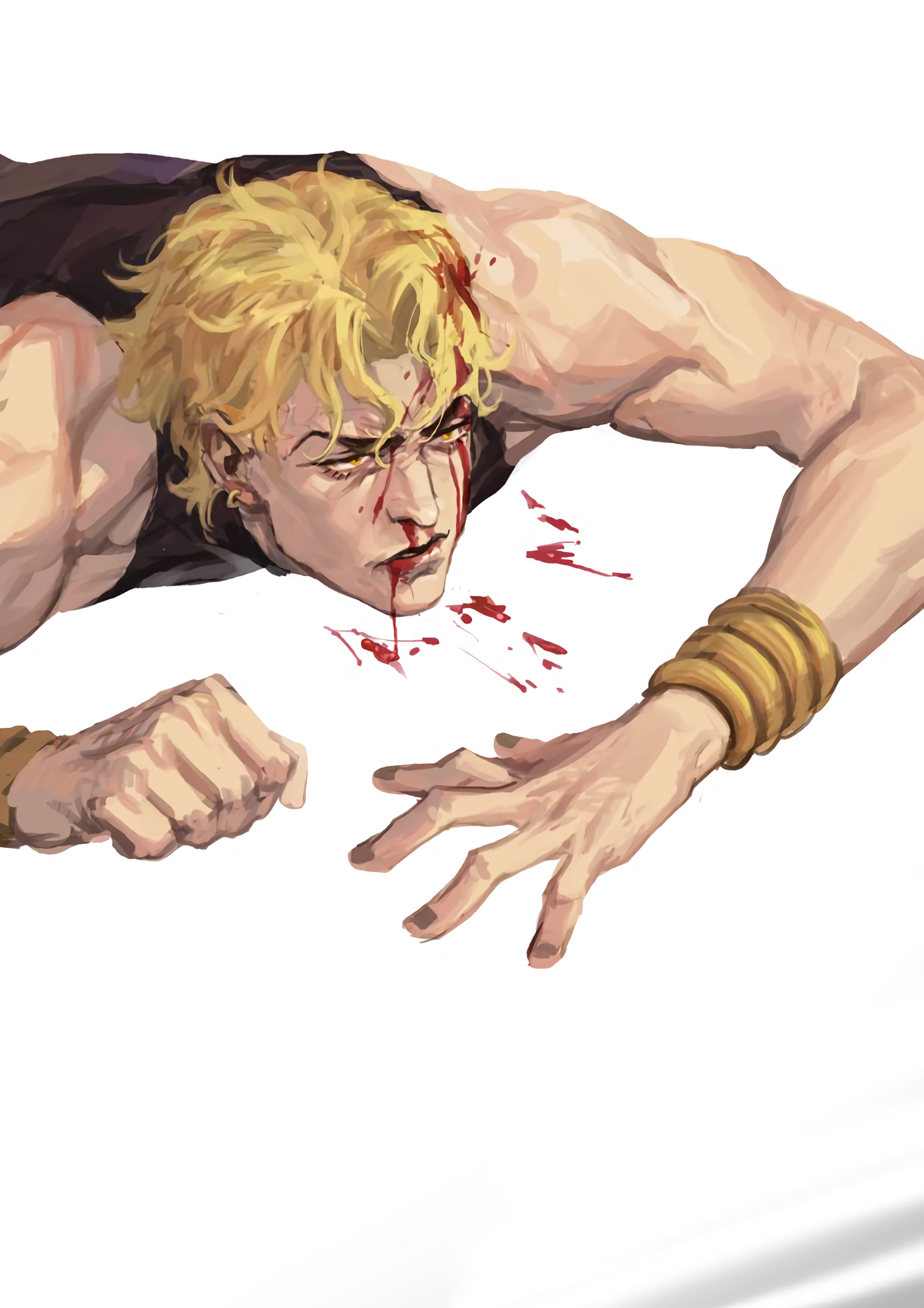 I DIO I - Anime Art, Арт, Jojos Bizarre Adventure, Pixiv, Twitter, Длиннопост