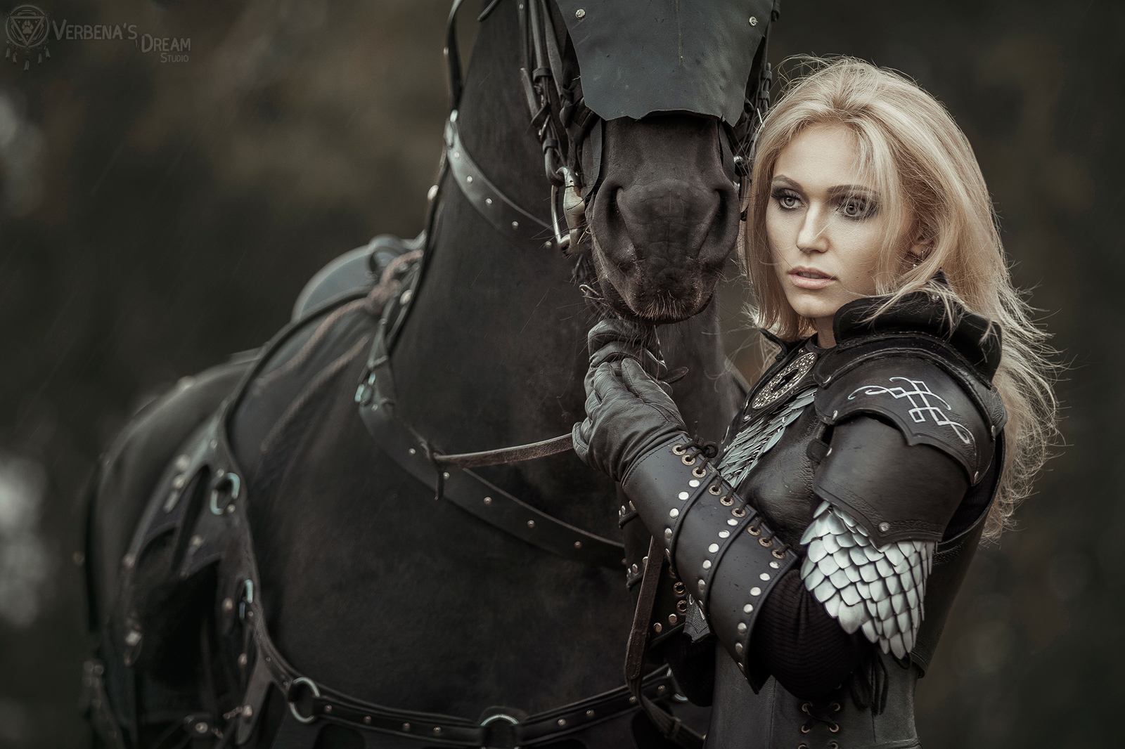 Blak Knight by Verbena's Dream Studio - Black Knight, Броня, Leather Armor, Warrior Woman, Черный рыцарь, Всадник, Косплей, Длиннопост