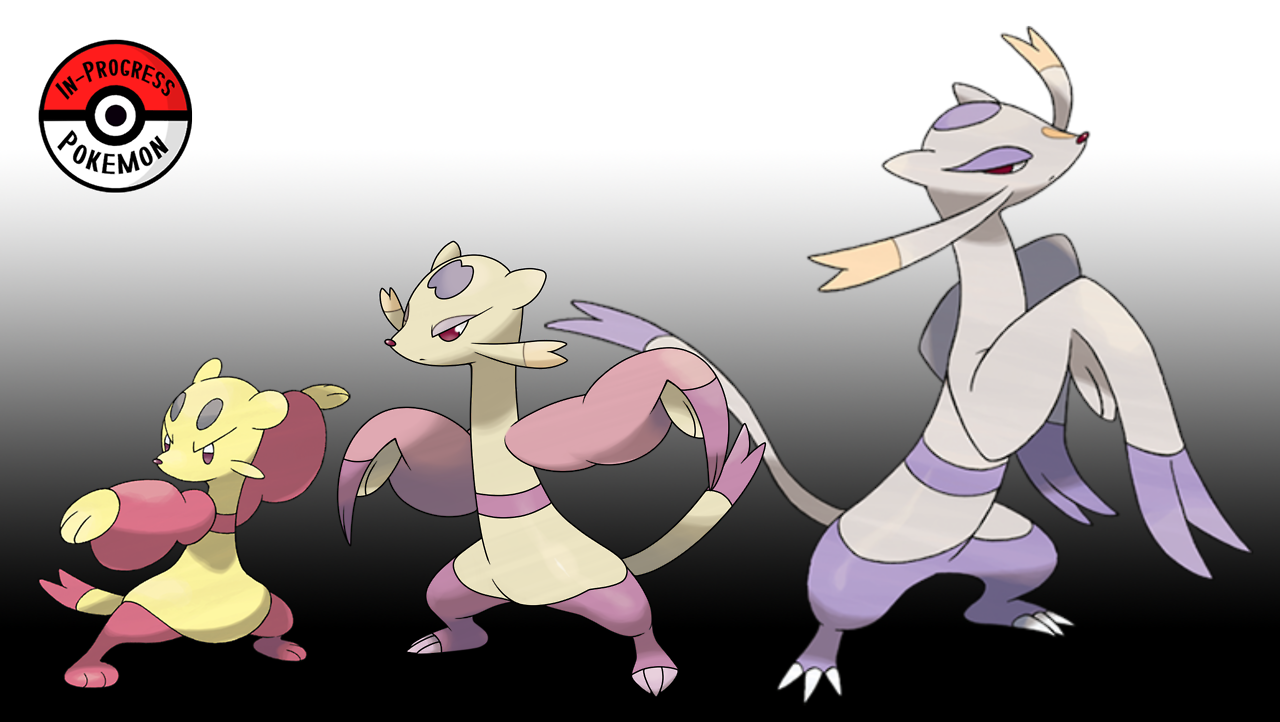 An artist with the nickname InProgressPokemon posts on his Tumblr the intermediate stages of the evolution of Pokemon - Pokemon, Evolution, Art, Tumblr, Artist, Anime, Not anime, Longpost