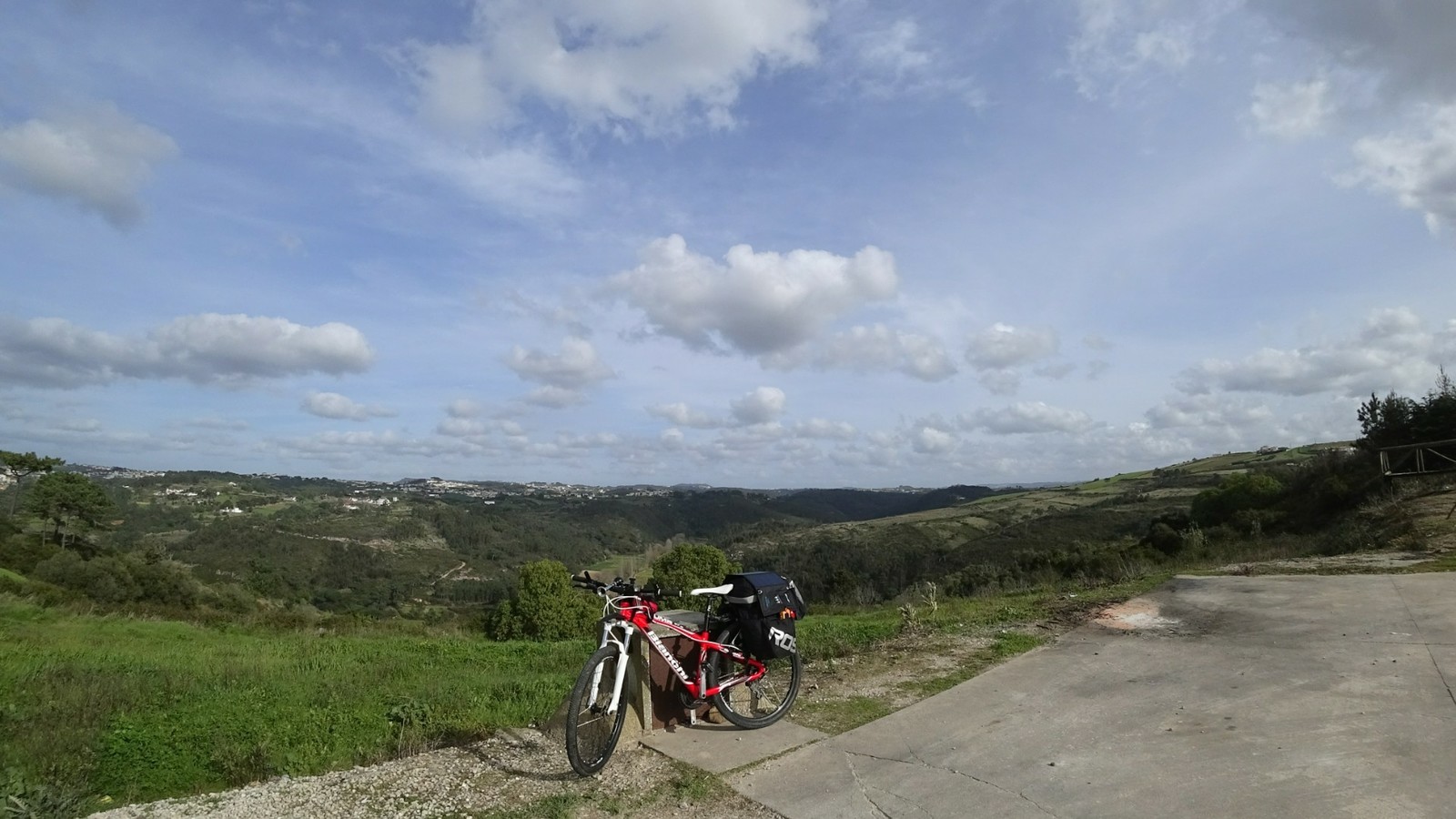 Somewhere by bike. - My, Portugal, Travels, Bike trip, Hike, Tent, Longpost