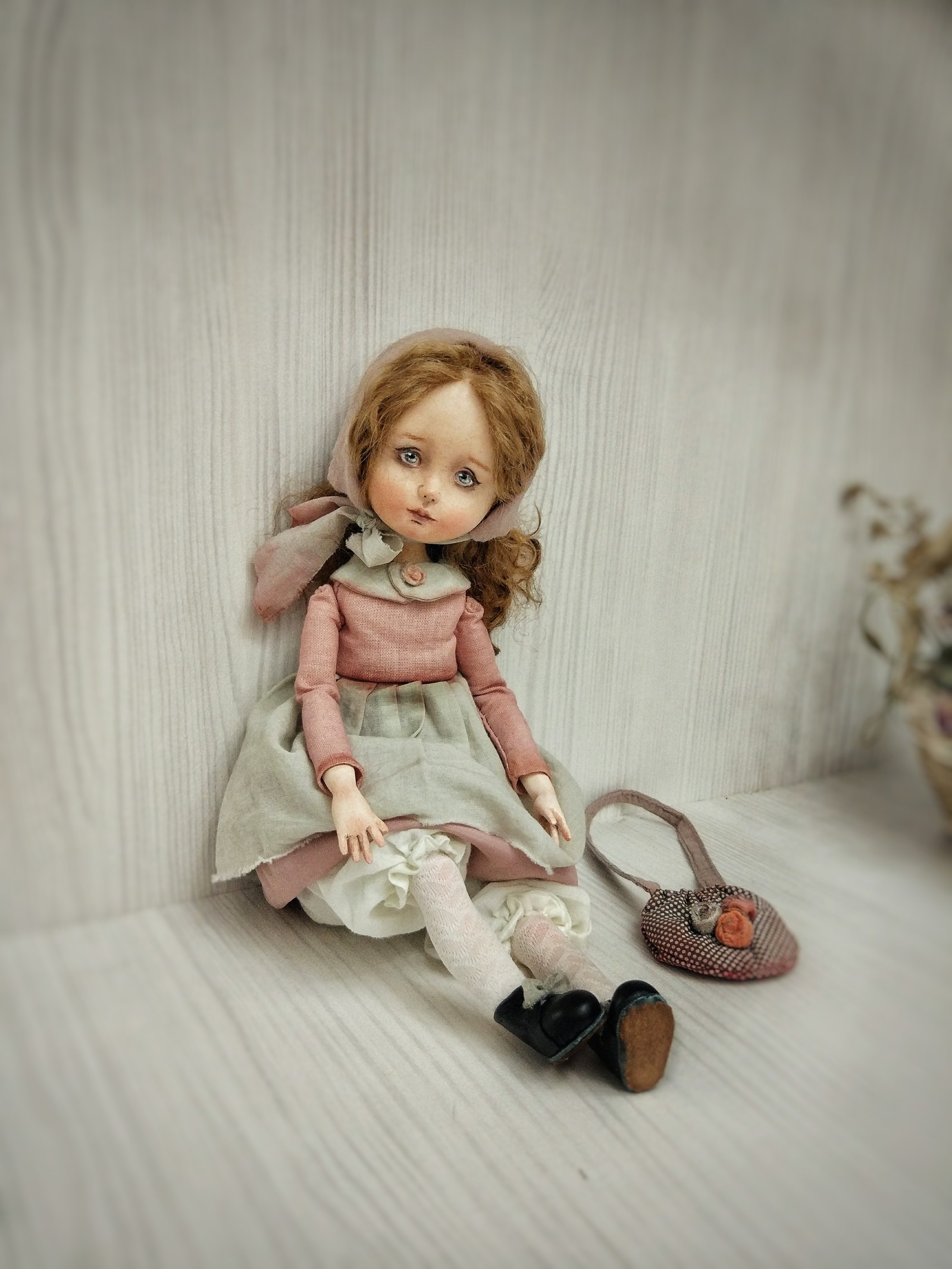 Author's movable doll. - Copyright, With your own hands, Handmade dolls, Interior doll, Longpost