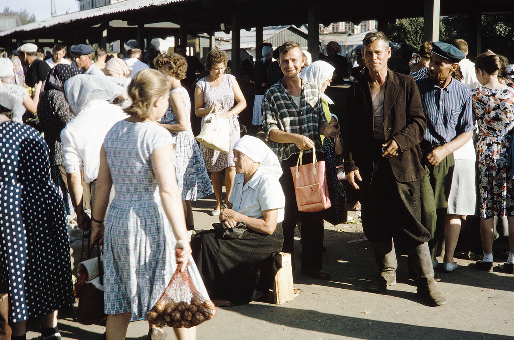 Фотографии 1959г. Советская торговля - Фотография, Советская торговля, Россия глазами иностранцев, Длиннопост, Торговля