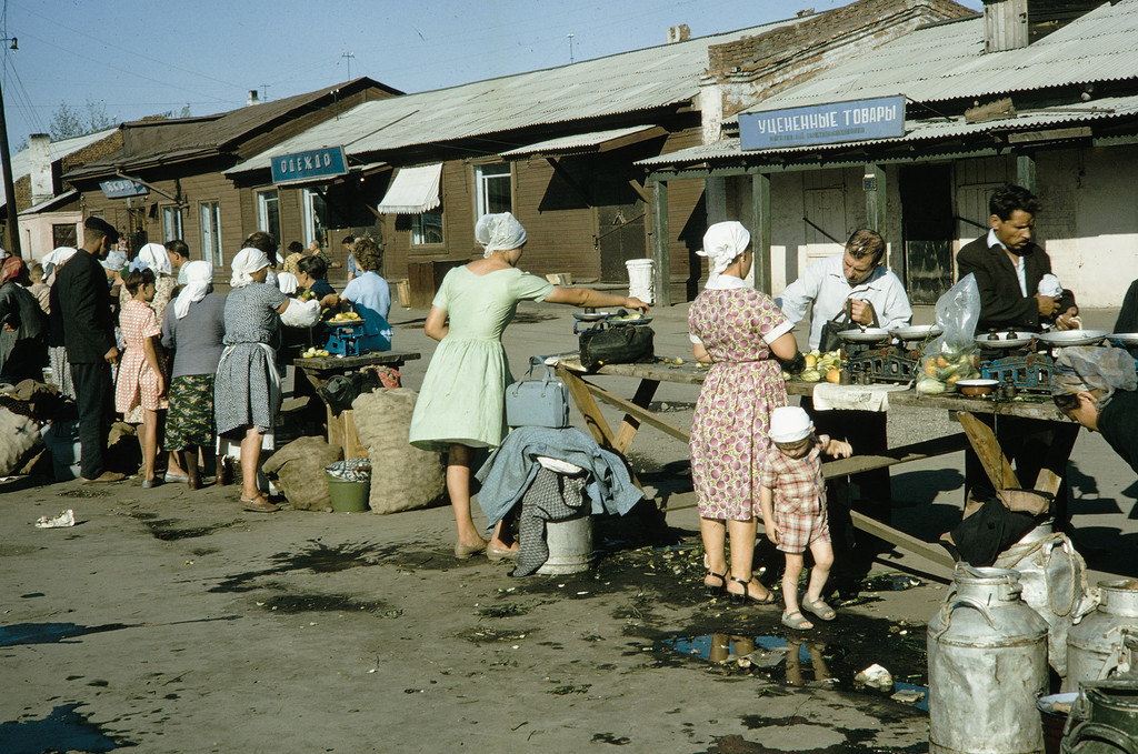 Фотографии 1959г. Советская торговля - Фотография, Советская торговля, Россия глазами иностранцев, Длиннопост, Торговля