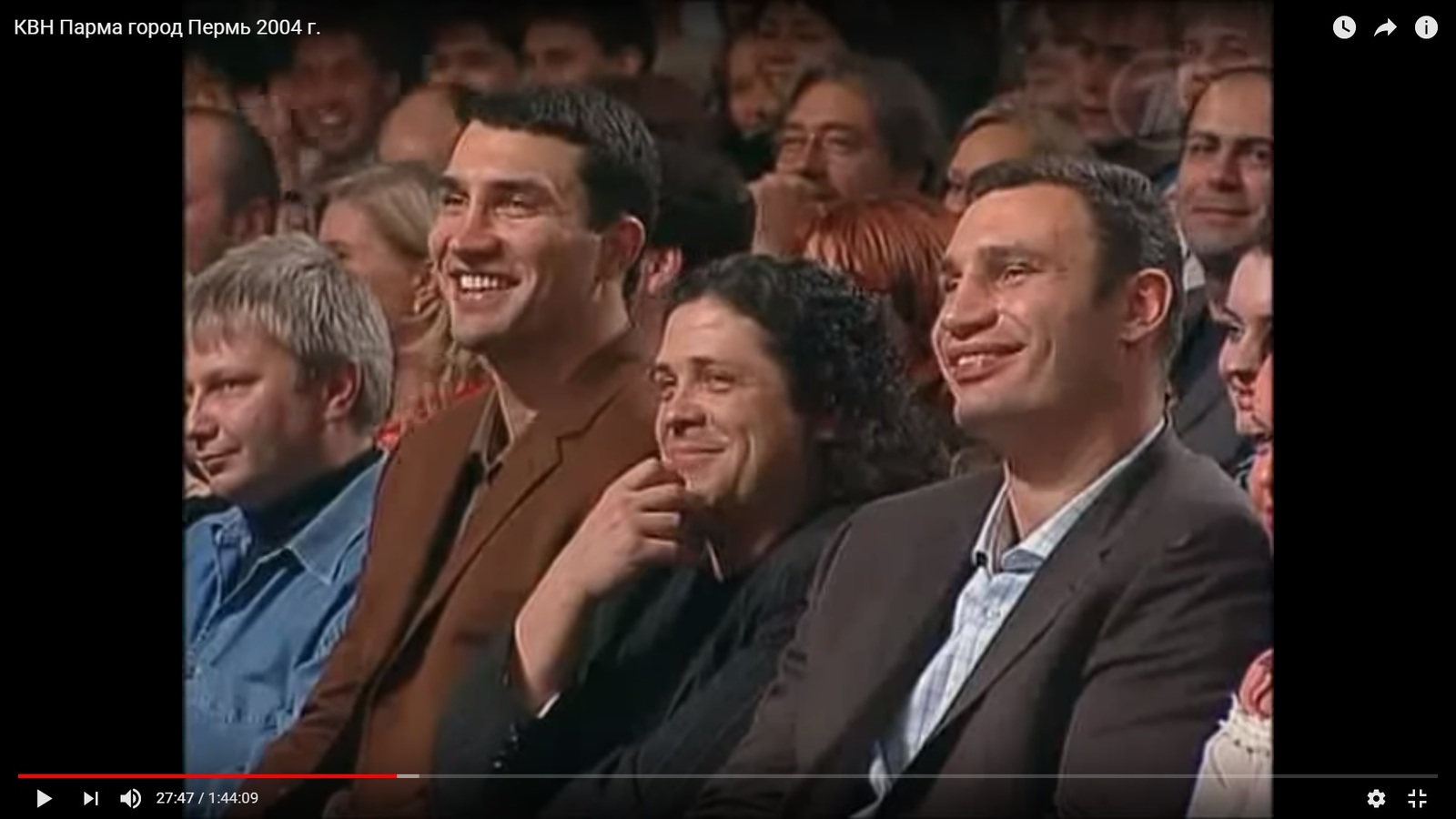 Old KVN sometimes surprises and so. - KVN, Parma, Vitaliy Klichko, Wladimir Klitschko, Video