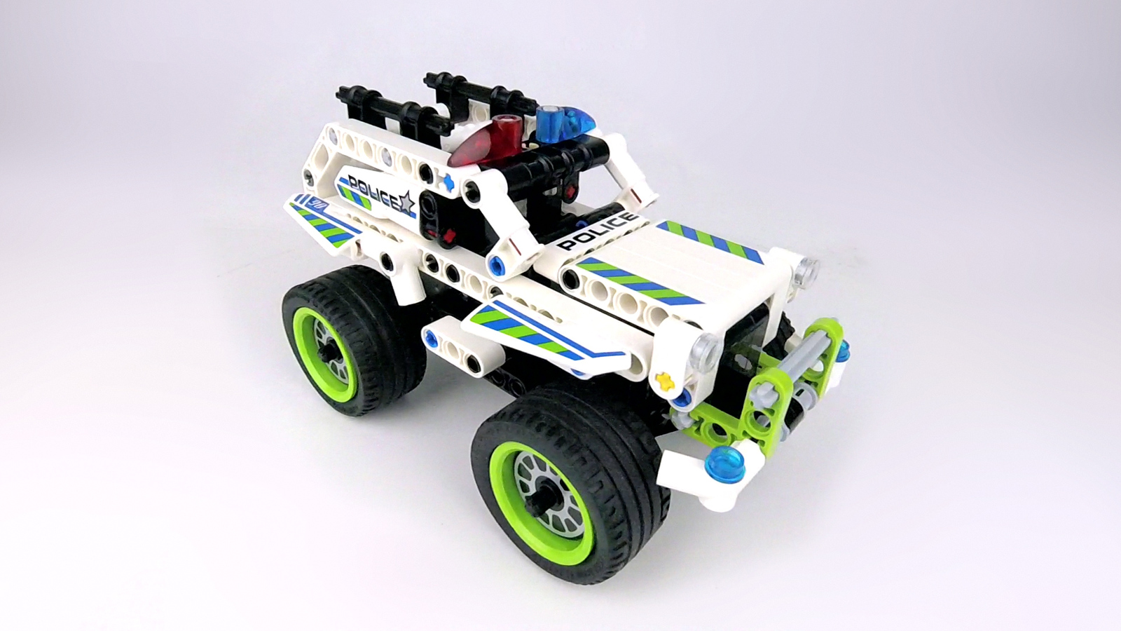 LEGO Technic 42047 Police Patrol - quick build - My, Lego, Lego technic, Constructor, Hobby, Longpost, Police, Car