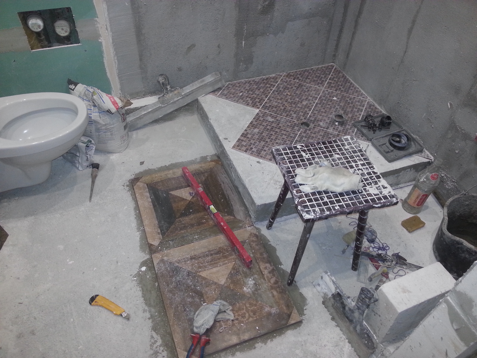 Do-it-yourself bathroom renovation. - My, Repair, Repair of the bathroom, , Redevelopment, Longpost, The photo