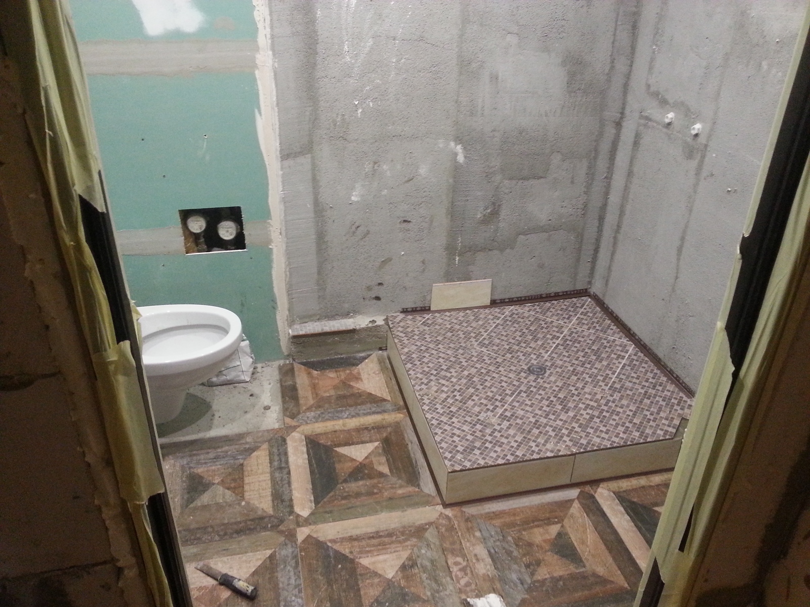 Do-it-yourself bathroom renovation. - My, Repair, Repair of the bathroom, , Redevelopment, Longpost, The photo