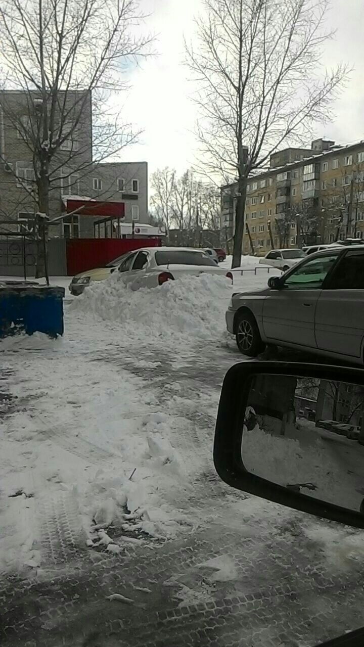 My police are... burying me? - Seasonal exacerbation, Barnaul, Police, Parking, Video, Longpost, The photo, Negative