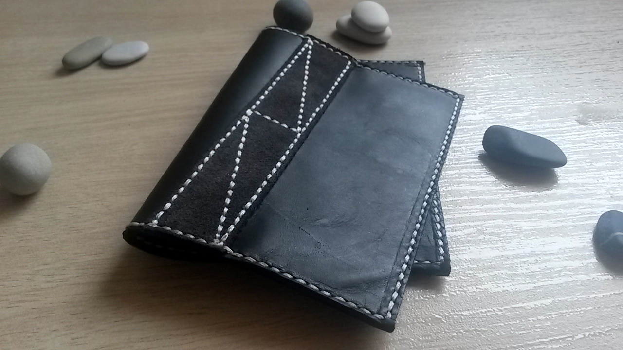 Passport cover - My, Leather craft, Handmade, , My, Leather, Cover, The photo, Longpost