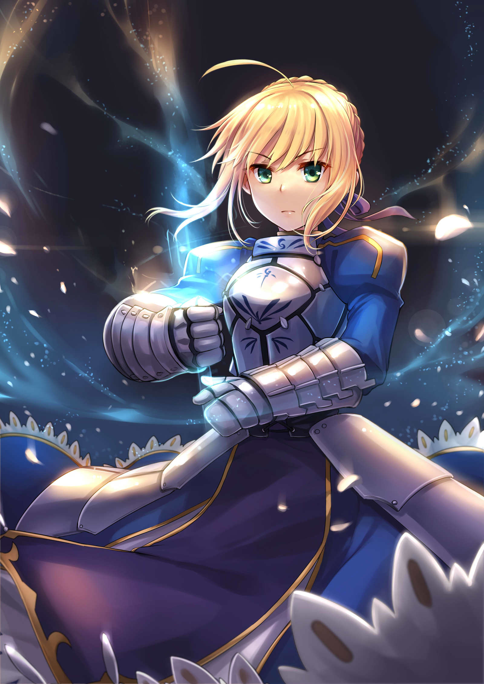 Saber - Anime Art, Аниме, Fate, Saber, Fate Zero, Длиннопост