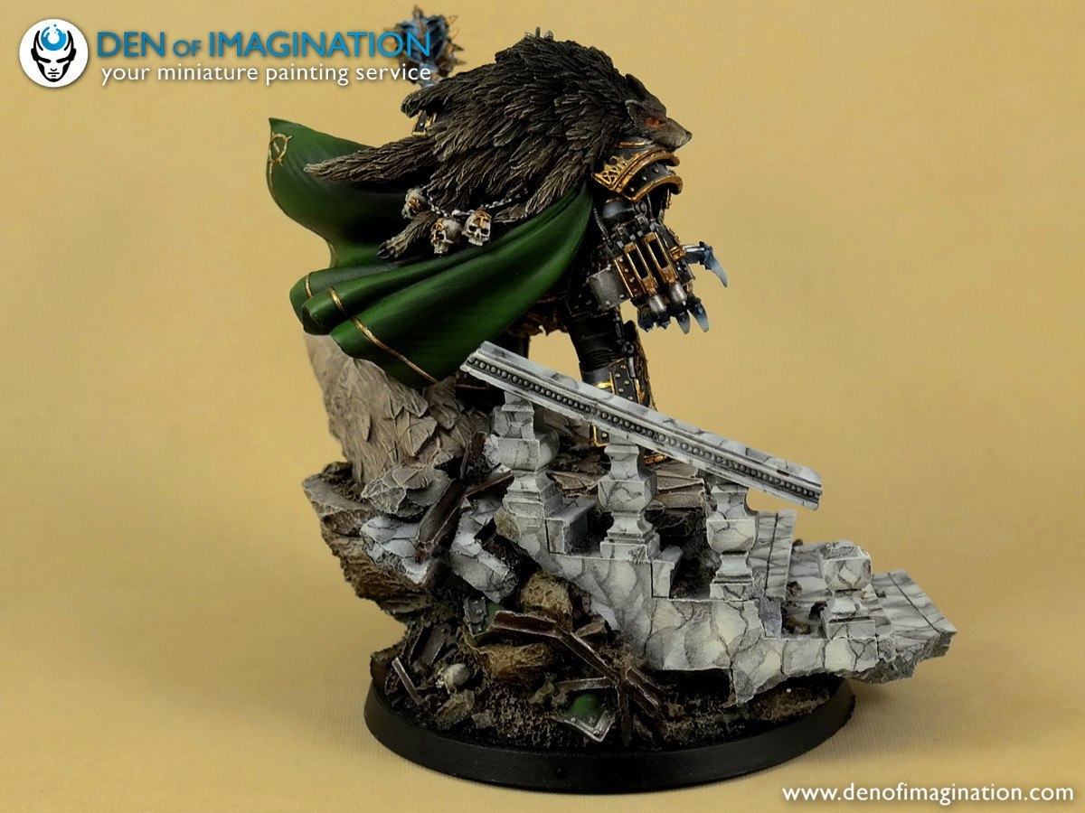 Horus, Primarch of the Sons of Horus by Den of Imagination - Warhammer 30k, Horus, Sons of Horus, Horus heresy, Wh miniatures, Longpost