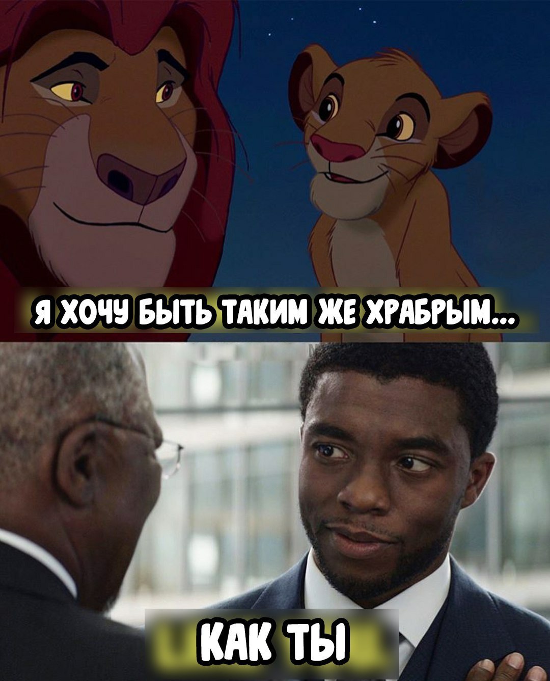 Why would Disney make a movie adaptation of The Lion King when Black Panther already exists. - The lion king, Similarity, Longpost, Freeze, Black Panther, Marvel, Black people, Walt disney company