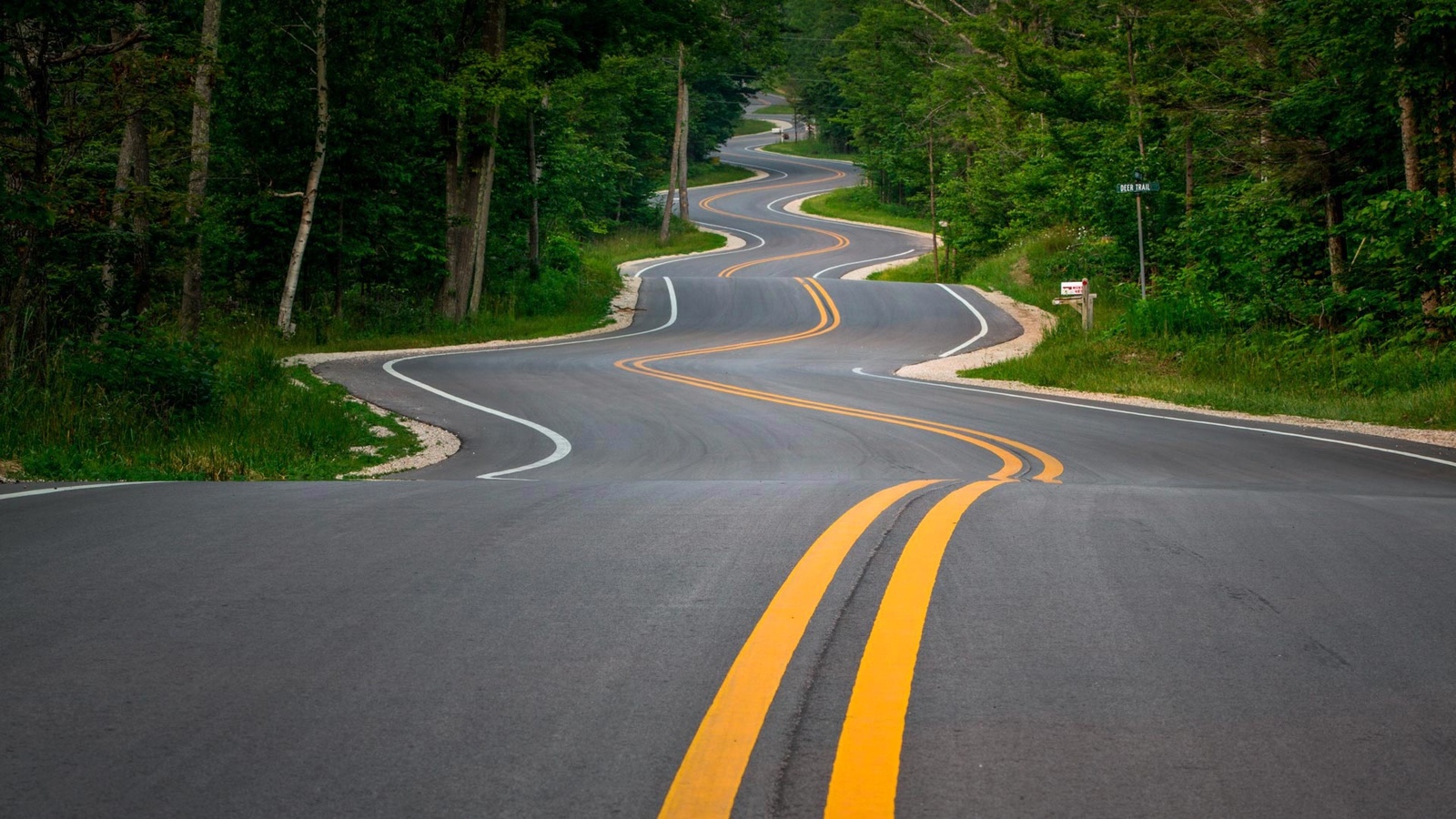 On a crooked path... - The photo, Landscape, Road, , Wisconsin