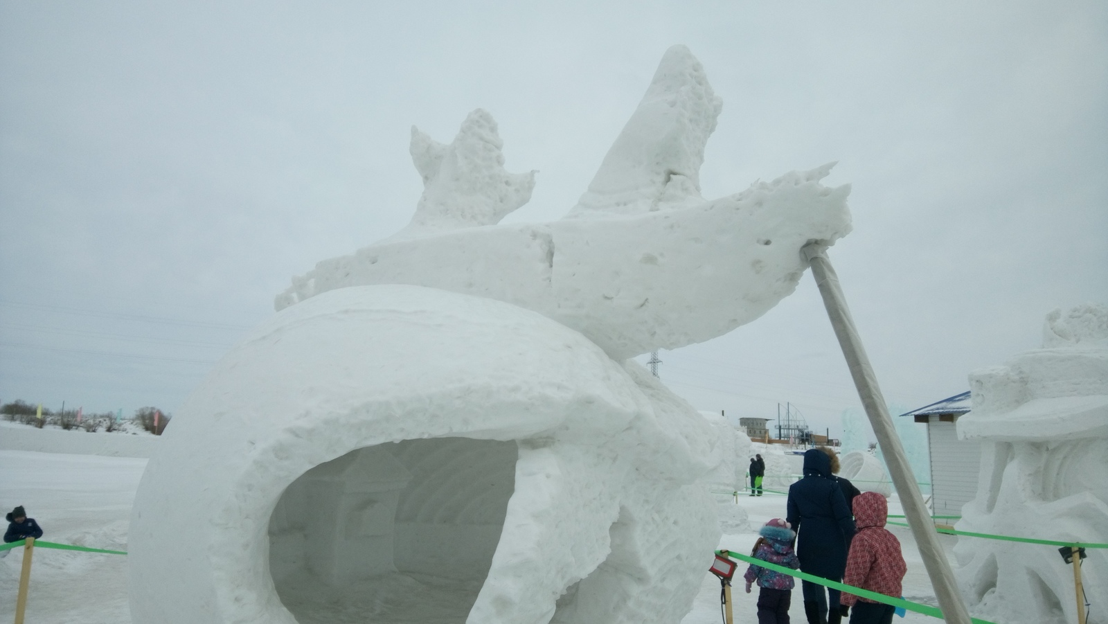 Ледовый городок - Моё, Лед снег, Отдых, Снежные фигуры, Длиннопост