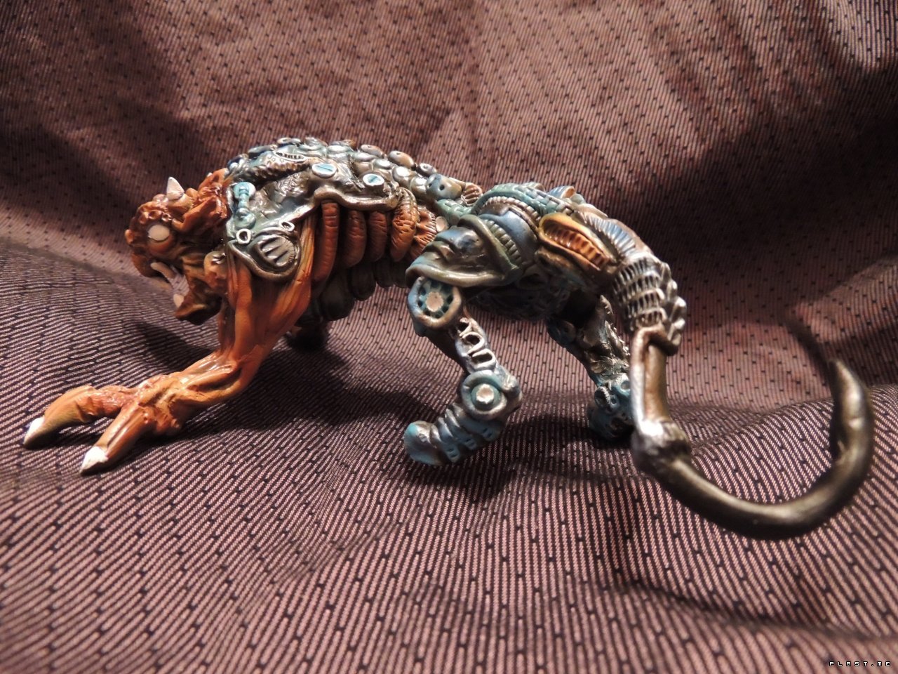 Saber-toothed rat-mouth - My, Rat, Polymer clay, , Longpost, Needlework without process