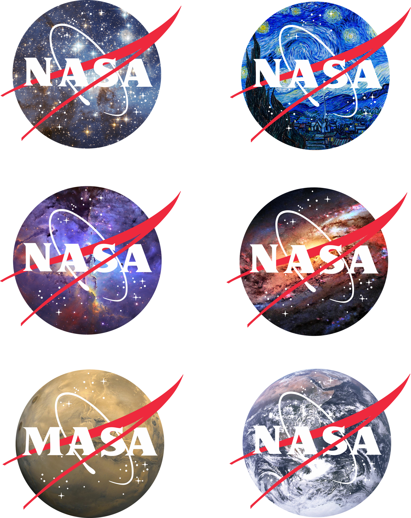 Немного фантазии на тему NASA - Моё, Логотип, NASA, Идея, Космос, Дизайн