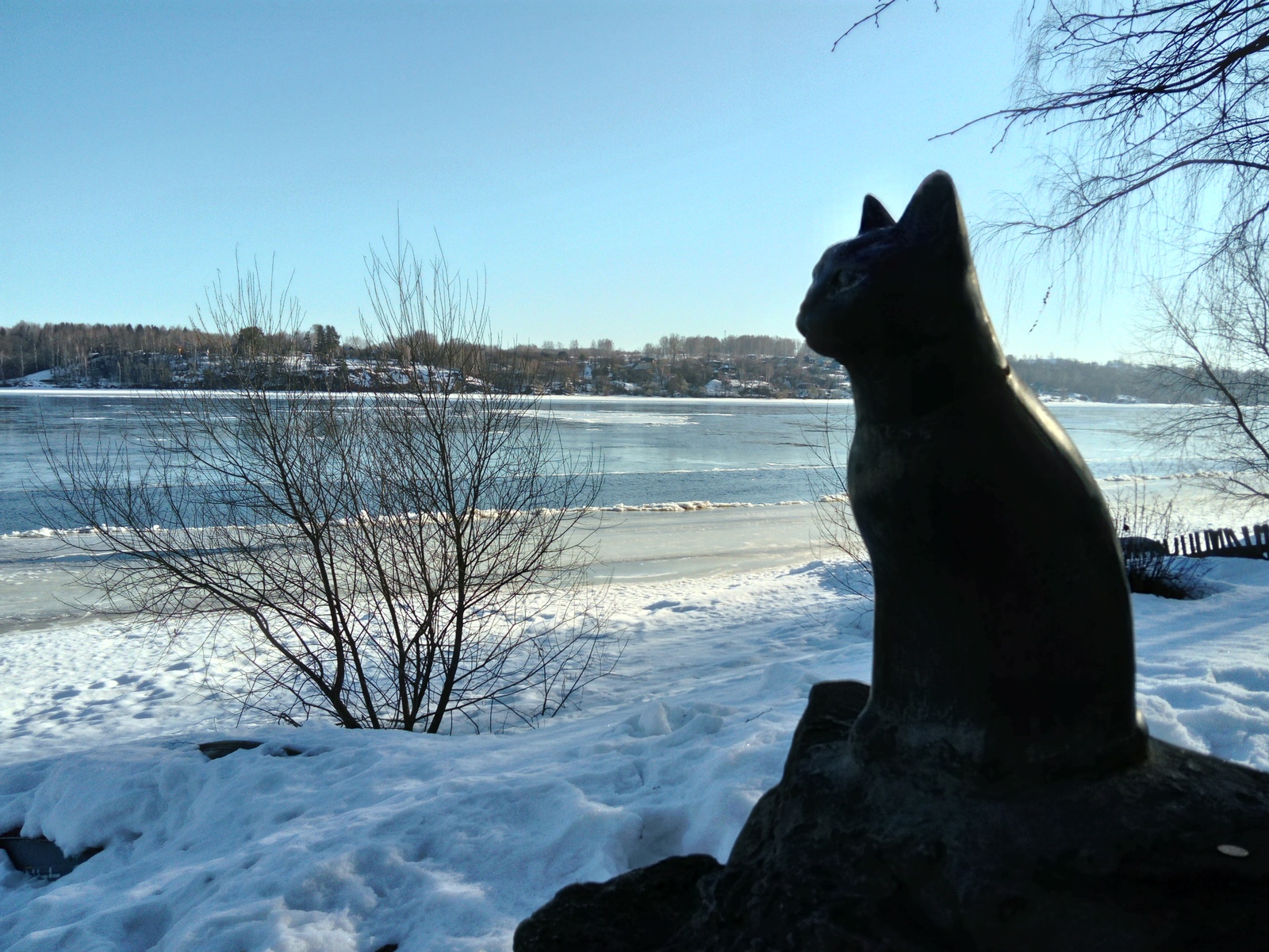 All warmth and Spring) from a small town on the Volga. - My, Spring, Morning, To all, Longpost