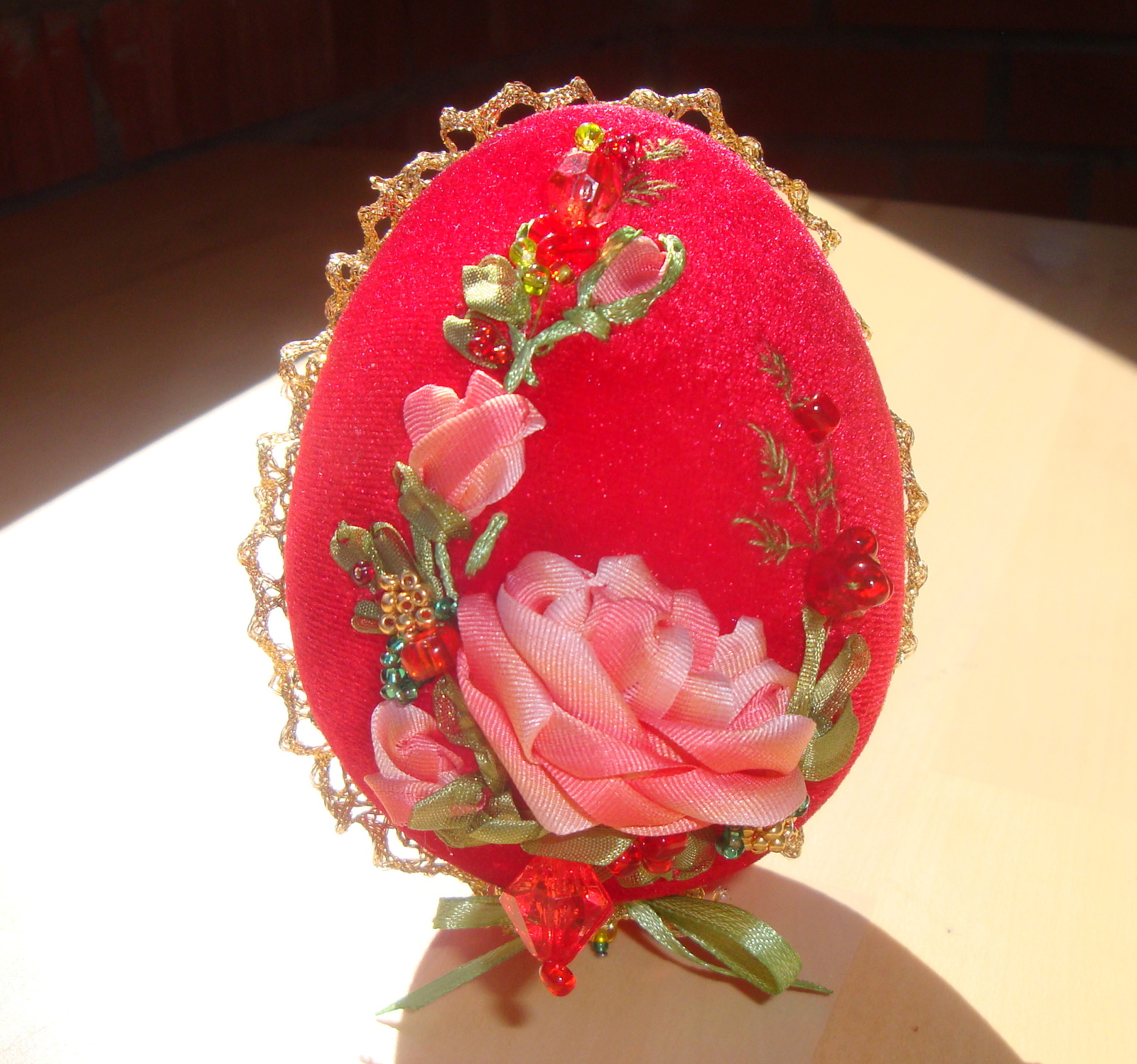 I think I'm a little Faberge :) - My, Handmade, Needlework without process, Easter eggs, , Longpost