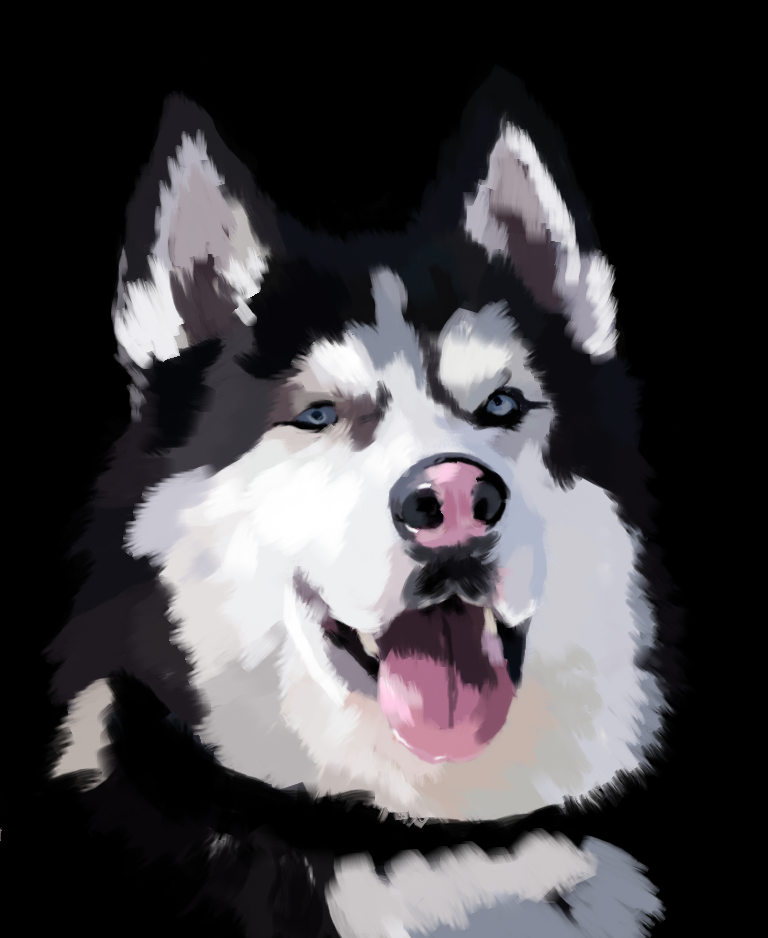 PAINt 4 - My, Paint, Portrait, Art, Dog