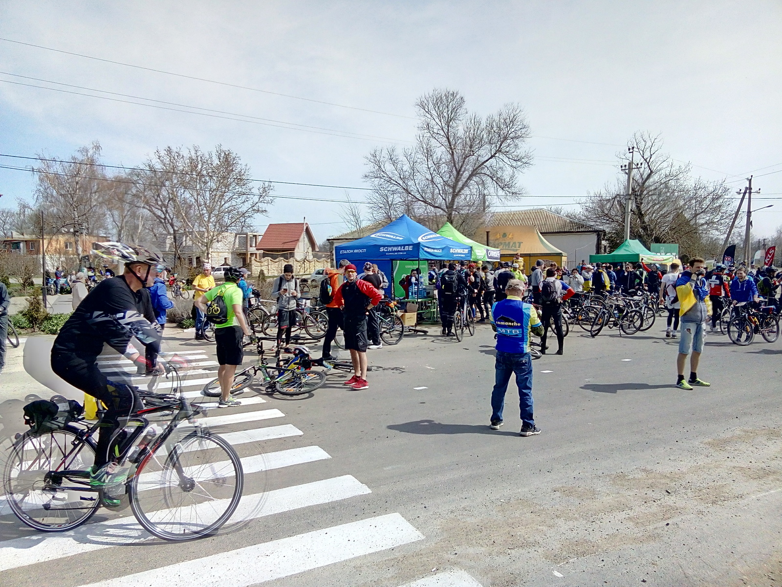 Bicycle race-bicycle rally Odessa sotka 2018 - My, Cycling, , , , Longpost, Bicycle racing