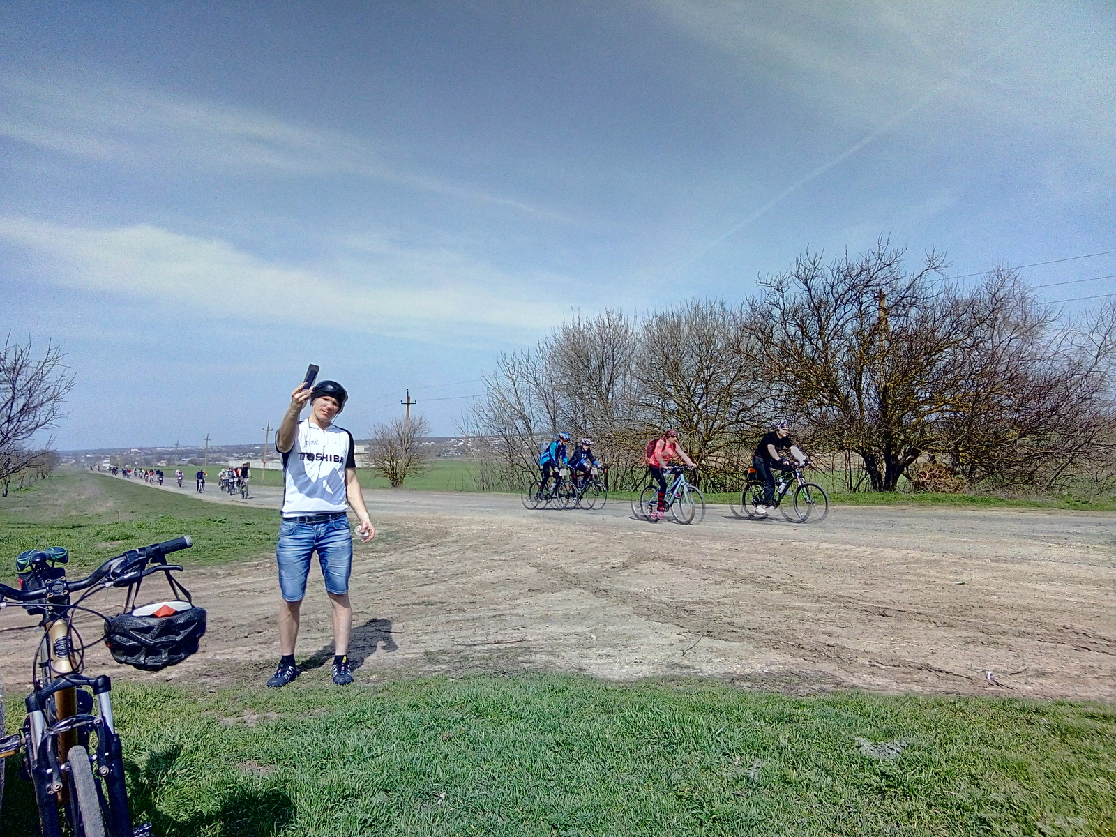 Bicycle race-bicycle rally Odessa sotka 2018 - My, Cycling, , , , Longpost, Bicycle racing