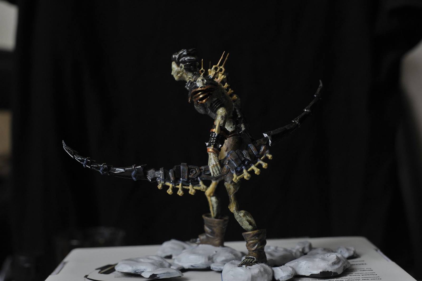 WarCraft undead archer ,или первая попытка... - Моё, Warcraft, Undead, Undead Hunter, Крафт, Своими руками, Диорама, Scale model, Длиннопост