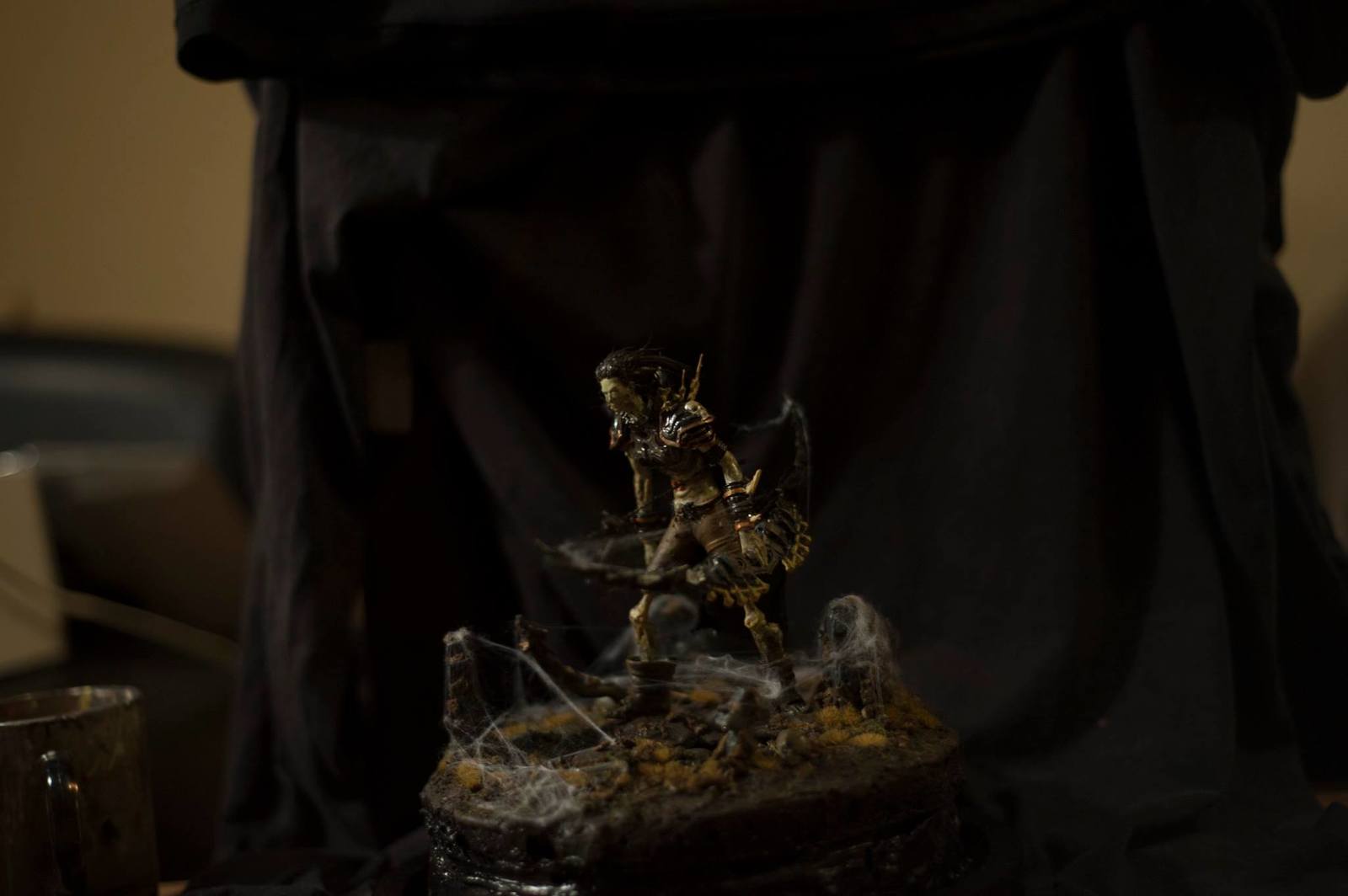 WarCraft undead archer ,или первая попытка... - Моё, Warcraft, Undead, Undead Hunter, Крафт, Своими руками, Диорама, Scale model, Длиннопост