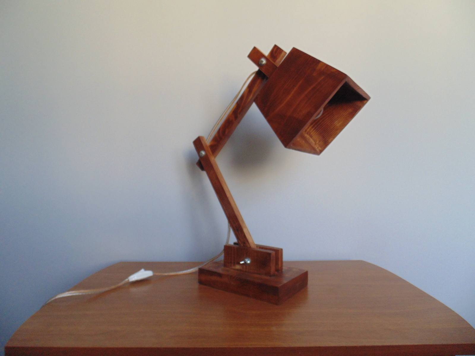 Pine lamp - My, Wood products, With your own hands, Longpost