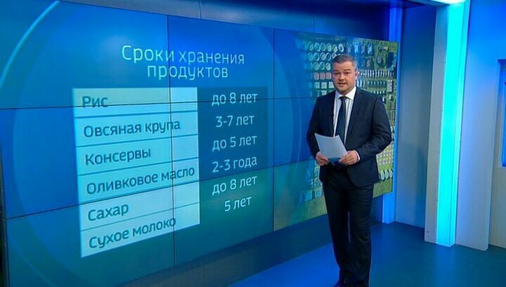 The federal channel tells what you need to take with you to the bomb shelter - The television, news