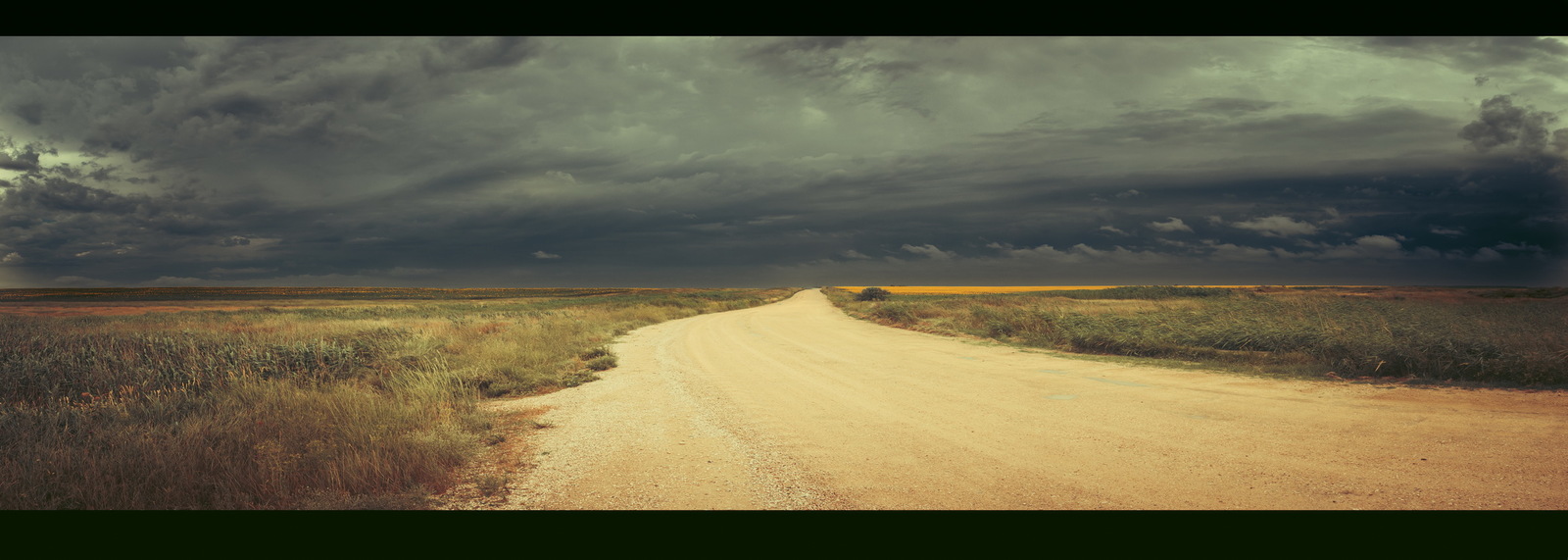 Road in the rain. - My, Beginning photographer, Thunderstorm, Crimea