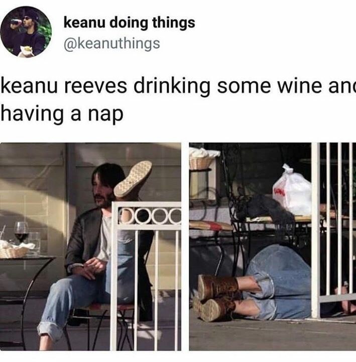 Keanu does things - Keanu Reeves, Longpost, Twitter, , Screenshot