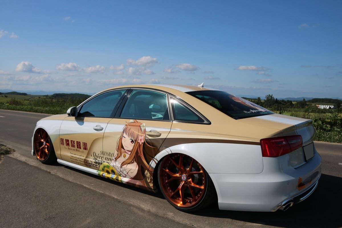 Goddessmobiles :) - Itasha, Anime, Spice and Wolf, Horo holo, Holo, Nissan, Audi, Longpost