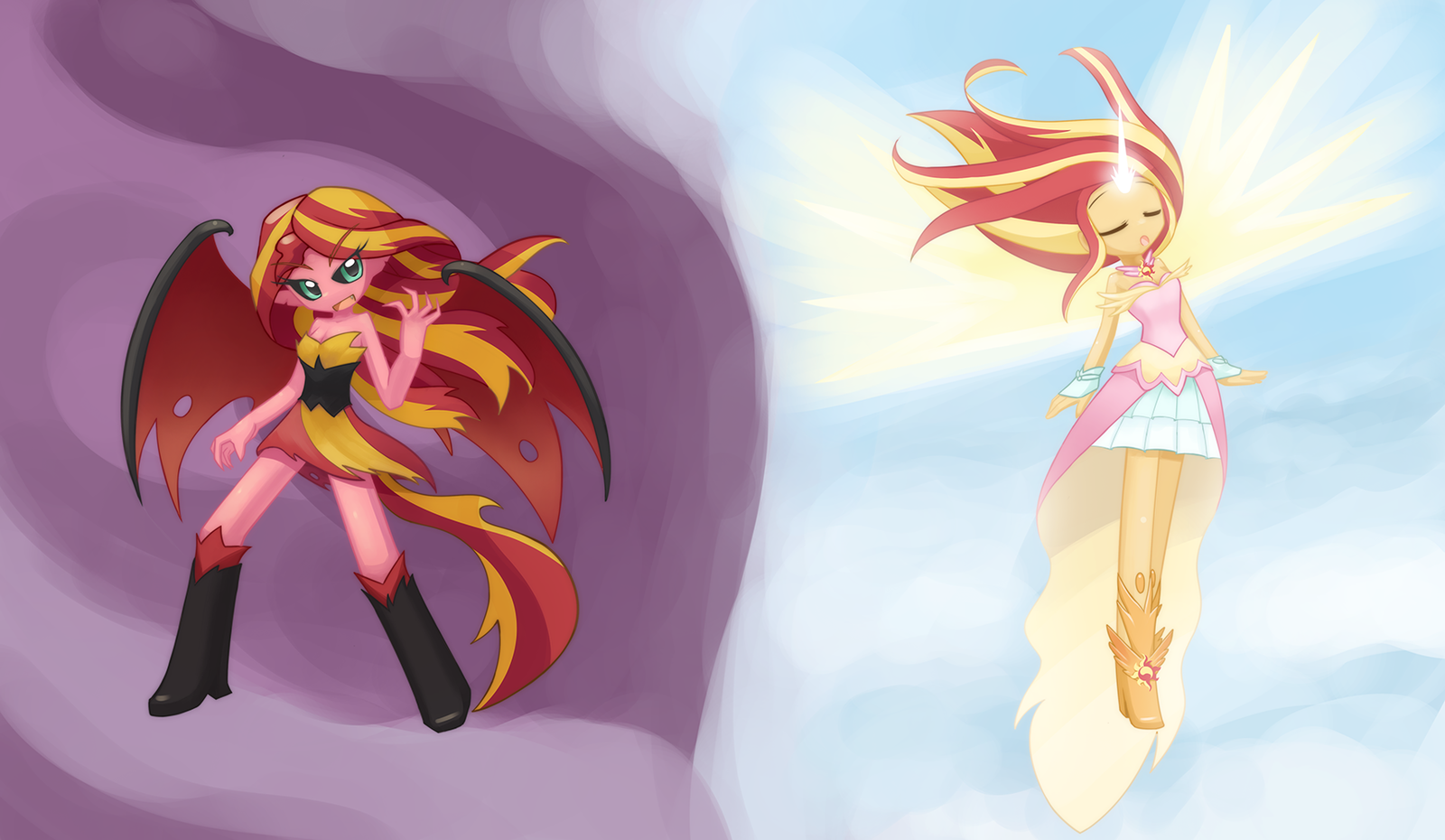 SSandDD - My Little Pony, Equestria Girls, Sunset Shimmer, Howxu