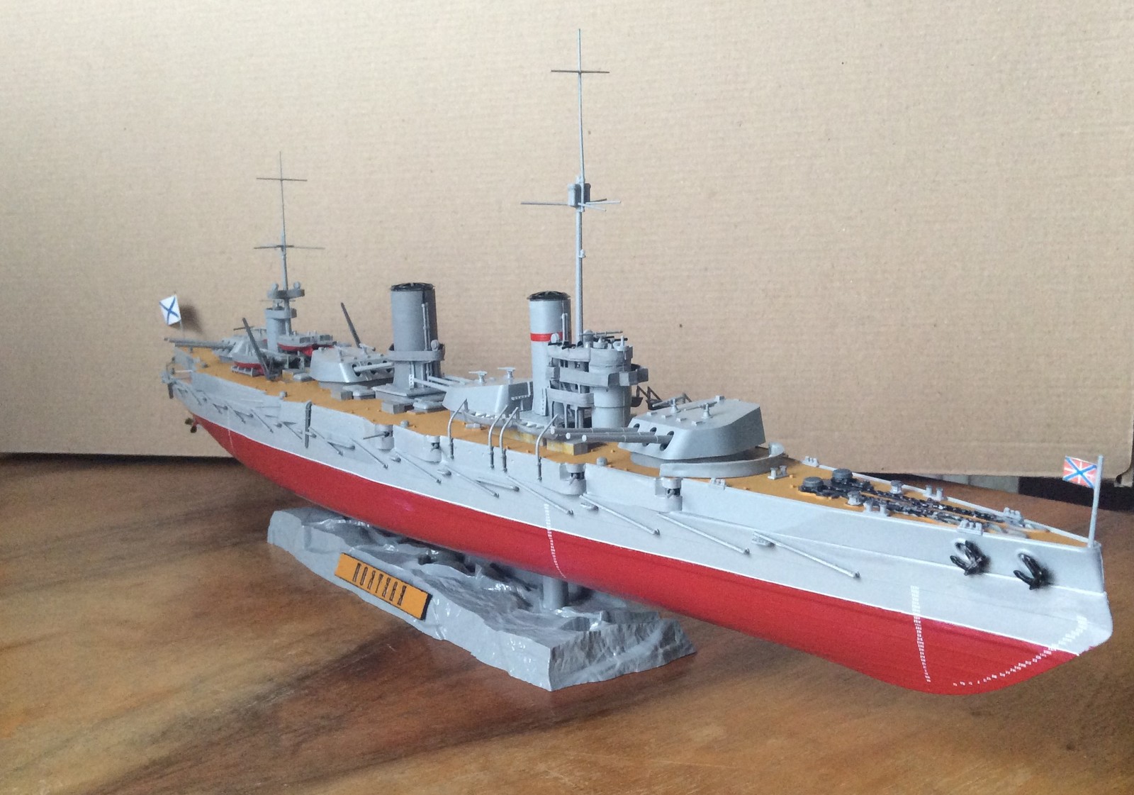 Model battleship Poltava - My, , Models, Stand modeling, Longpost, Ship