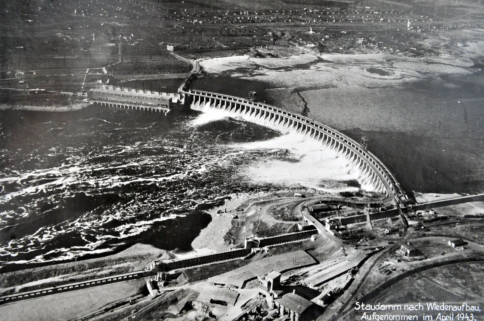 Pictures of the DneproGES dam and its environs were taken in 1941-1944 by the German military - Dneproges, Zaporizhzhia, The photo, Longpost