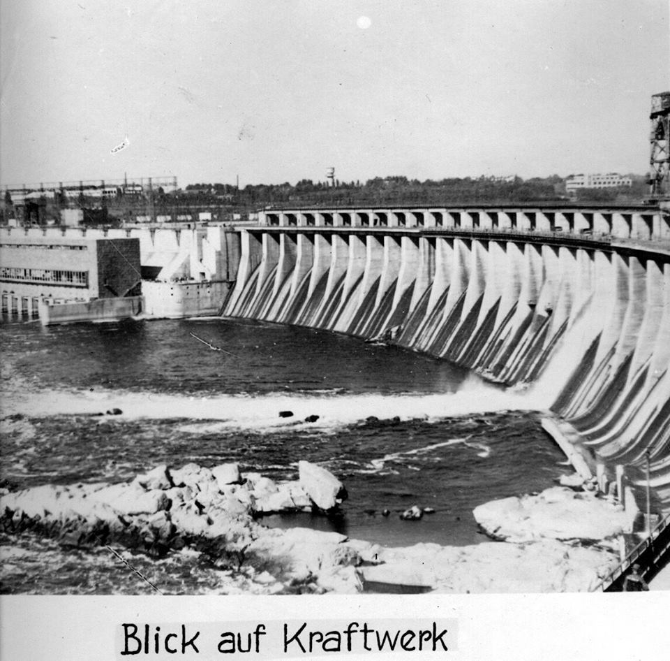 Pictures of the DneproGES dam and its environs were taken in 1941-1944 by the German military - Dneproges, Zaporizhzhia, The photo, Longpost