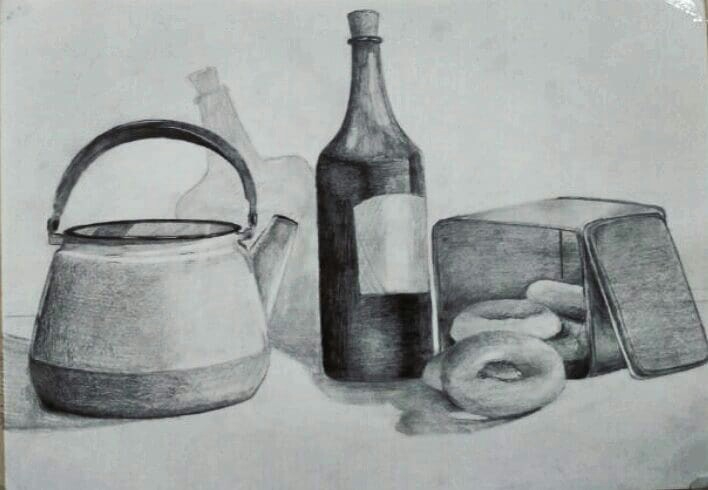 Still life - My, Still life, Simple pencil