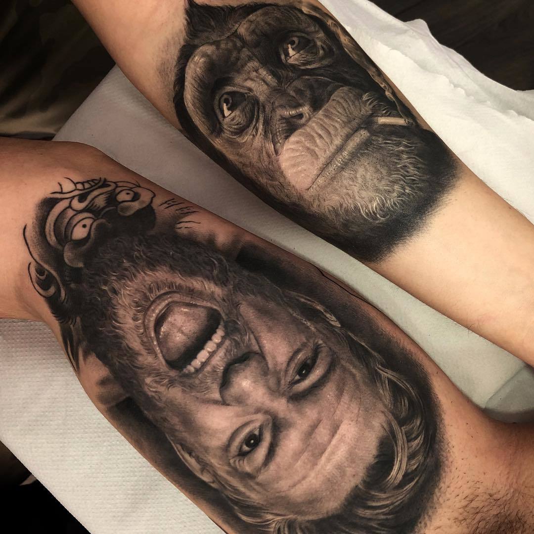 How do you like this tattoo? Conor - Tattoo, Conor McGregor, Monkey, beauty