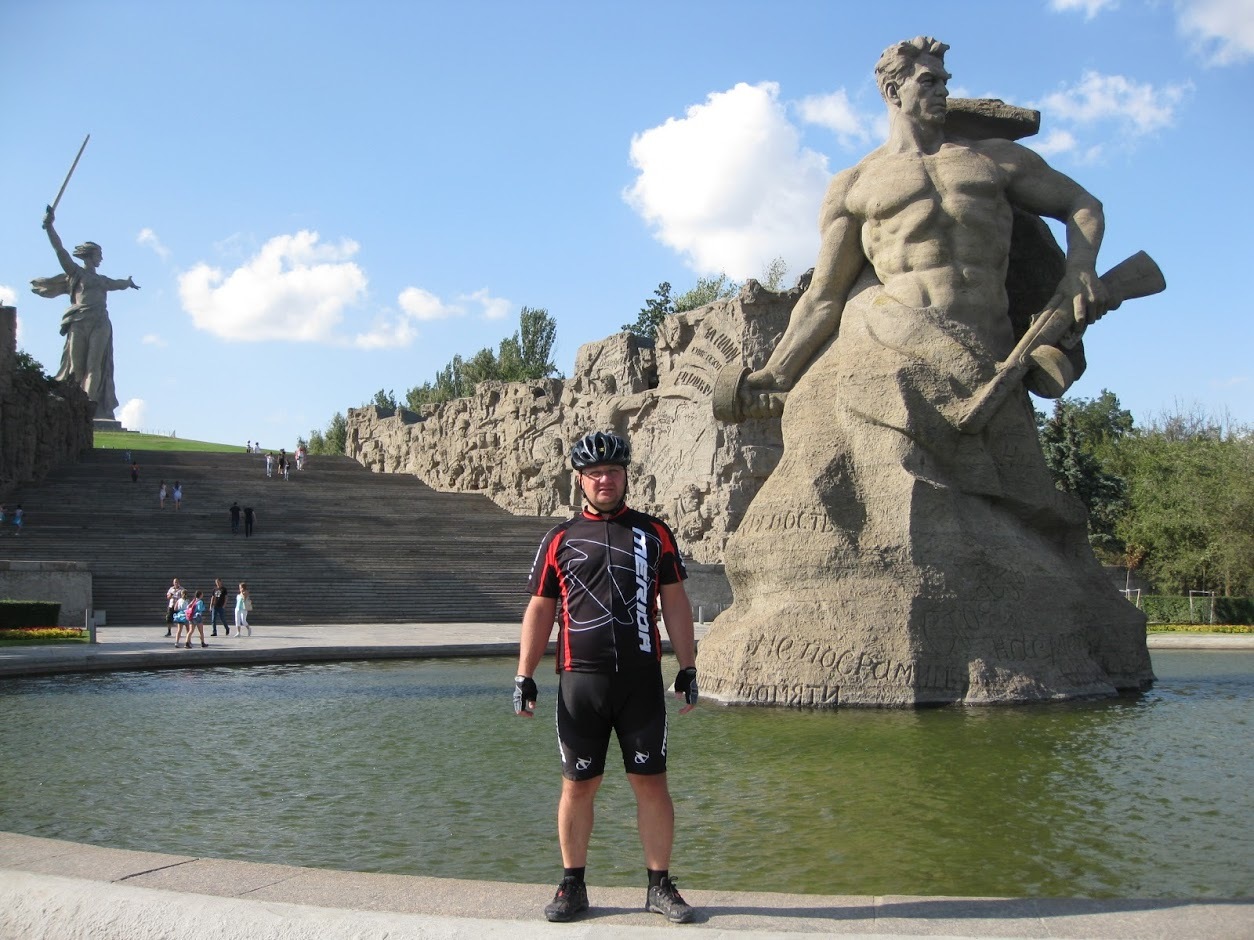 Saratov - Volgograd. September 9-15, 2017 - My, Travels, Tourism, Hike, Travelers, Cyclist, A bike, Travel across Russia, Longpost