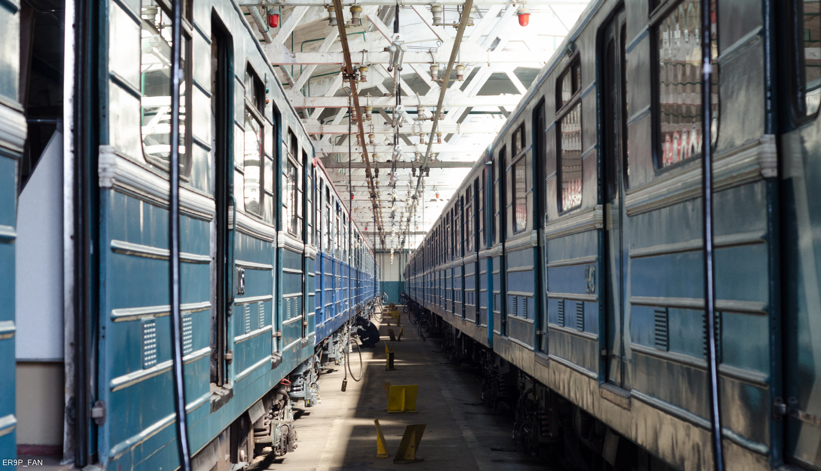 Electric depot Sokol. - My, Electrodepot, Falcon, Metro, Moscow, Depot, Railway carriage, Number plate, Summer, Longpost