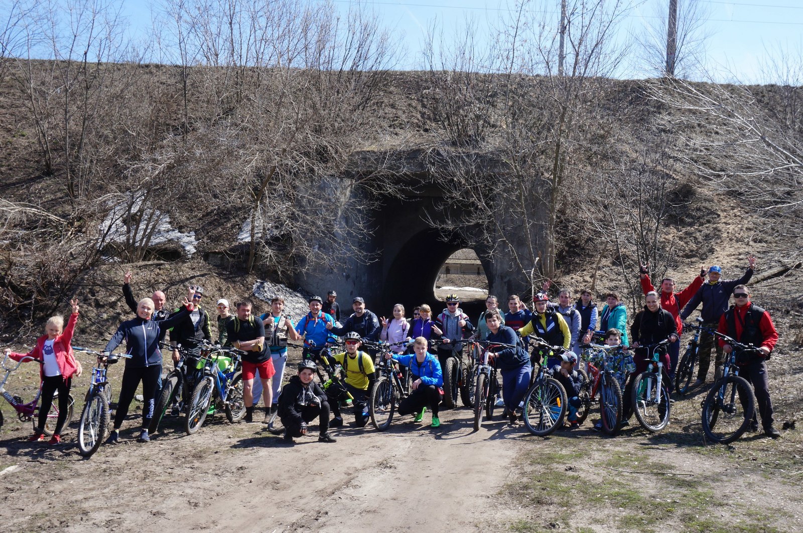 Opening of the cycling season 2018. VeloLiski - My, Bikes, Veloliski, Liski, Sport, Video, The photo, Longpost, A bike